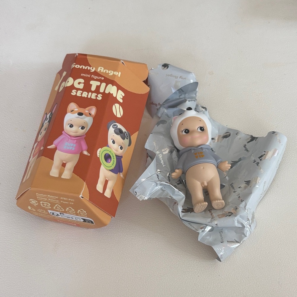 Sonny Angel Mini Figure with Gray Outfit